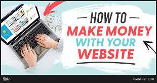 How to make money through your website