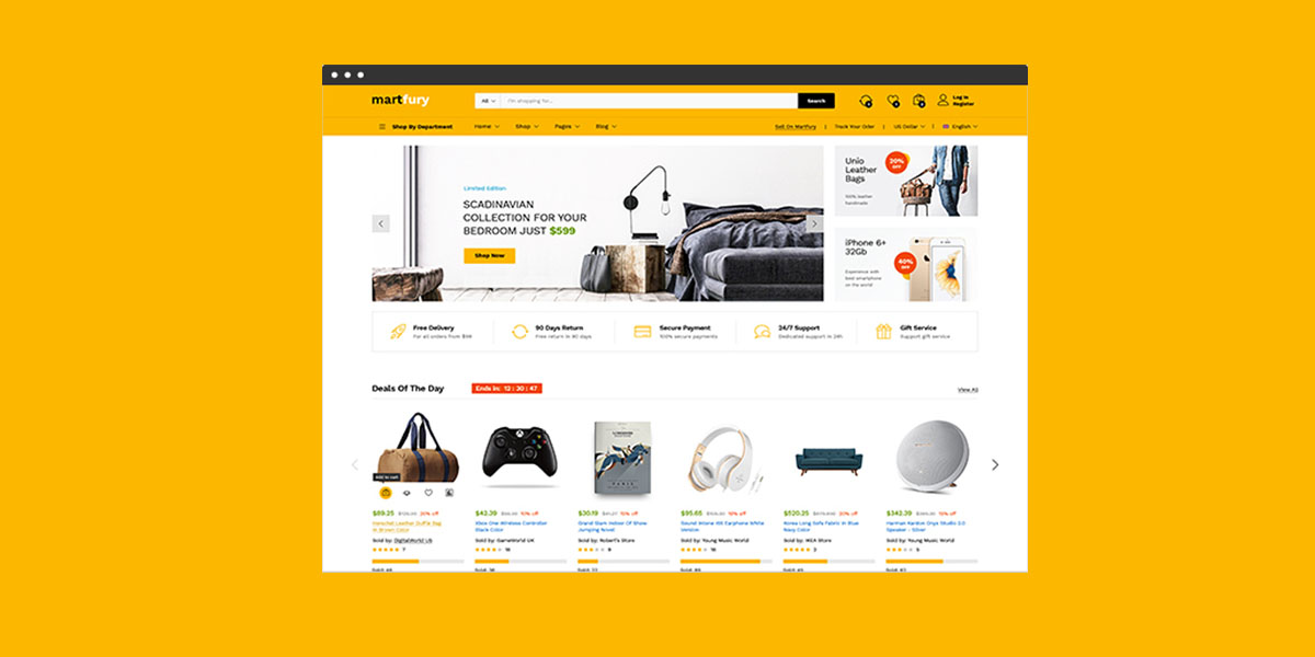 Murtfury Theme Free download woocommerce